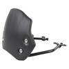 Motorcycle Windshield Aluminium Alloy Wind Proof Front Windscreen Wind Deflector with Bracket Replacement for R NINE T