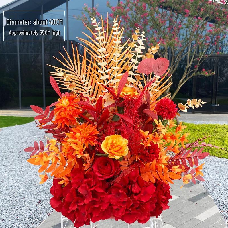 Silk Floral Wedding Aisle & Wall Decoration