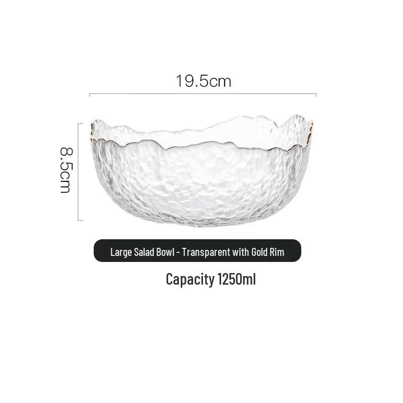 De'ou Starlight Irregular Glass Bowl