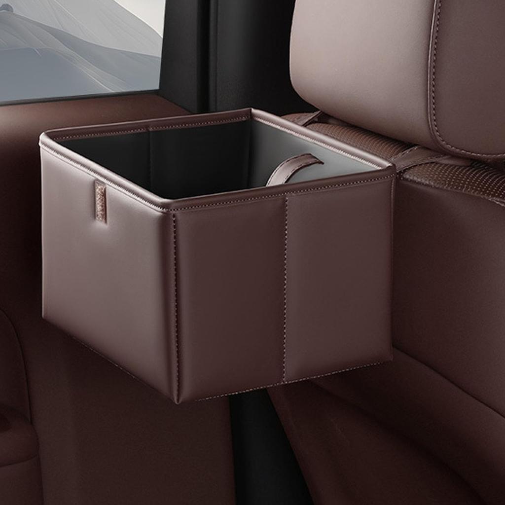 Caizqbry Car Trash Can Car Supplies Folding Trash Can Storage