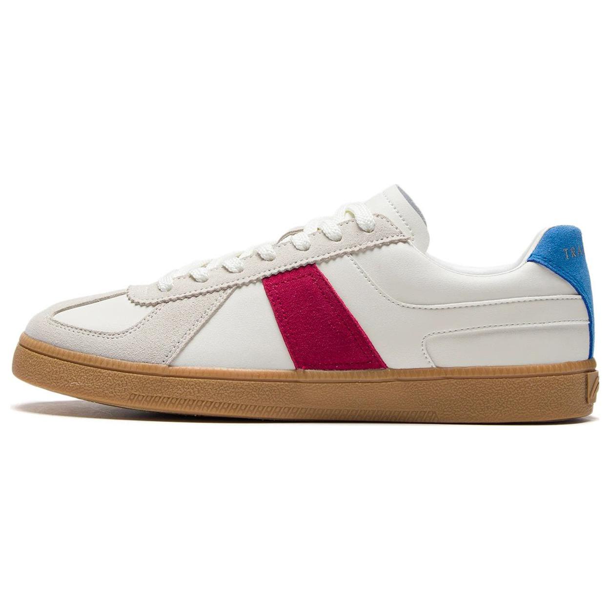 

Li Ning Abrasion Resistant, Lightweight, And Breathable Low top Skateboard Shoes Men s White Red AGCS289-3 44