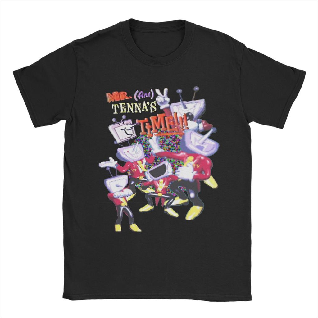 Deltarune Tenna T Shirt Men Women Pure Cotton Novelty TShirt Round Collar  Tees Short Sleeve Tops Plus Size