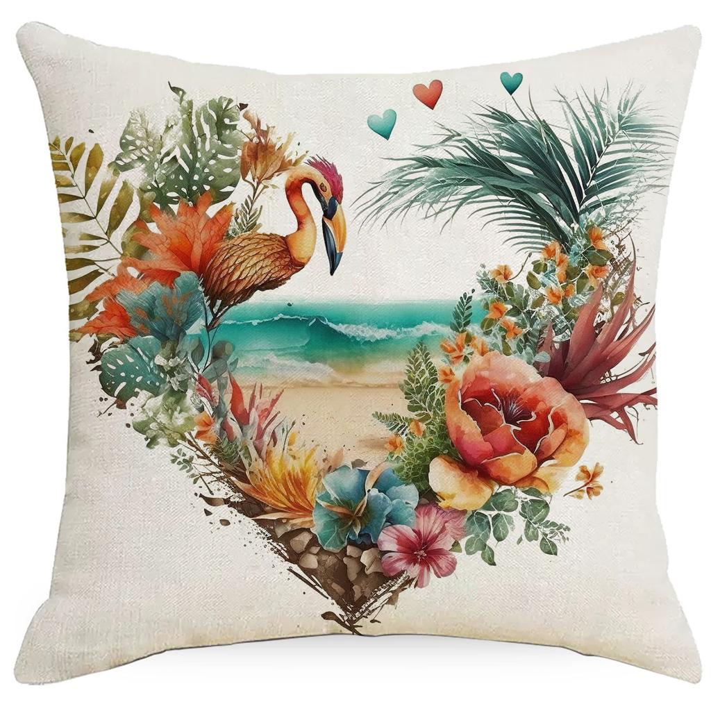 Summer Beach Scenery Pillow Case Sofa Living Room Pillow Case Home New Style