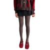 Vintage Chain Twist Striped Pattern Cotton Tights for Women Breathable Leggings Spring Fall Opaque Pantyhose Stockings