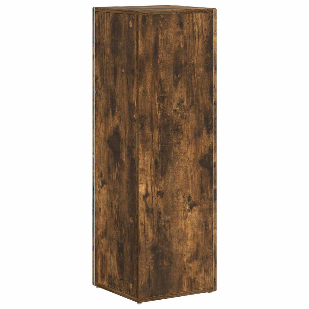 Side Shelf Smoked Oak 33 x 32 x 100.5 cm Engineered Wood