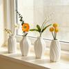 White Ceramic Vase Decorative Vase Decoration Home Ins Vase Fot Flowers Desk Accessories Home Decor Office Accessories