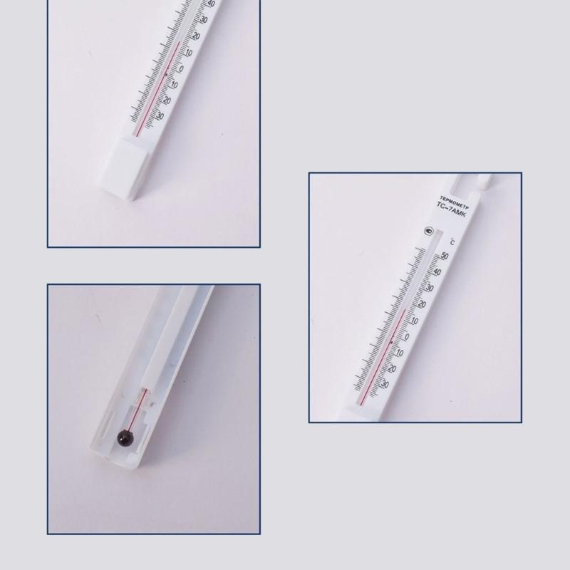 Easy to Read Indoor Thermometers With Red Liquid Display For Laboratory Precise Environment Monitoring In Various Space
