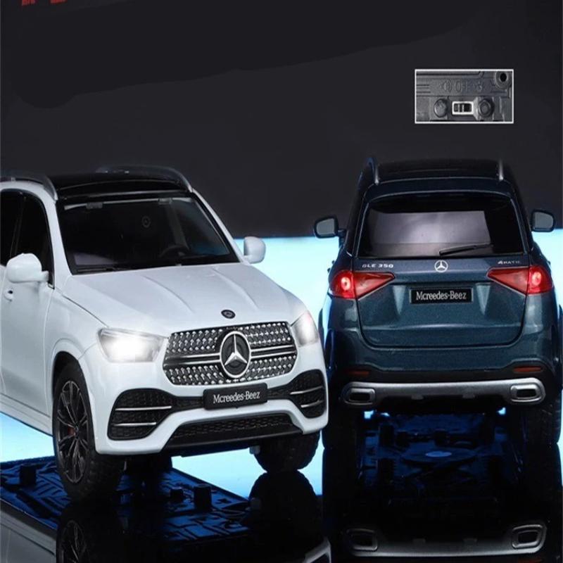 1/24 Benz GLE350 Geländewagen SUV Heimsammlung Ornamente Sound & Licht Spielzeug Miniaturmodelle Legierung Druckguss Metallmodell Auto Spielzeug für Kinder Simulationsspielzeug
