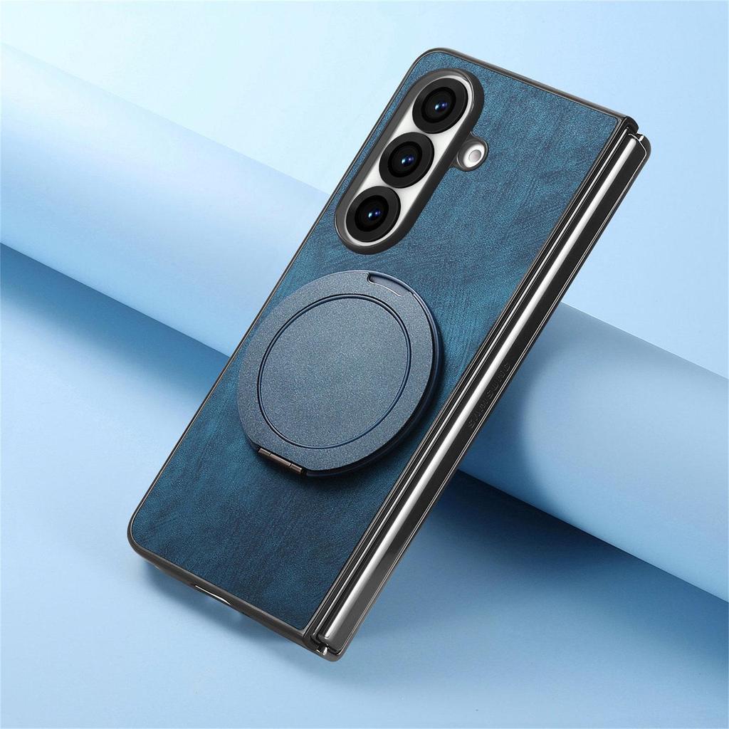 Skórzany portfel etui Galaxy Z Fold6 z miejscem na karty dla Samsung Z Fold7 - Wielofunkcyjne składane etui ochronne