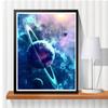 DIY Diamond Painting Blue Universe Cross Stitch Kit Mosaic Art Diamond Painting Full Circle/Square Diamond Home Decoration