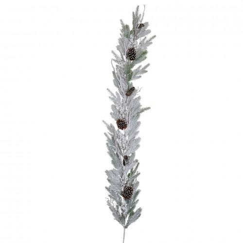 Snowy Pine Foliage & Cone Garland - 65