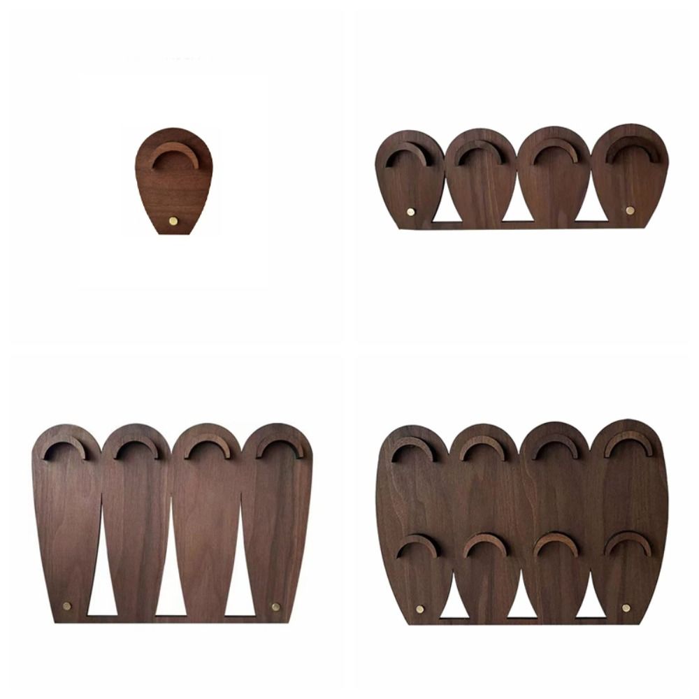 Hand Bangle Bracelet Tray Wood Jewelry Holder Durable Necklace Display Stand  Gift