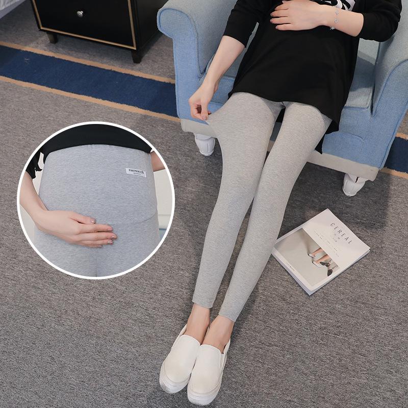 

2026 Spring/Summer Petite Maternity Cropped Pants – Versatile, Elastic, Slimming, Belly Support M світло-сірий колір
