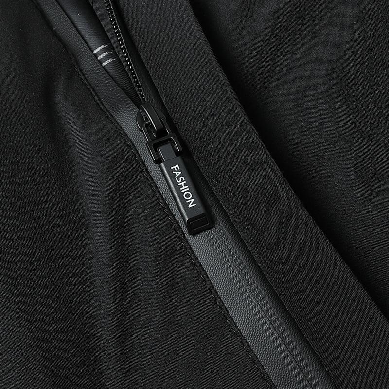 Новая куртка делового стиля для пап среднего и пожилого возраста со съемным капюшоном — фото 4