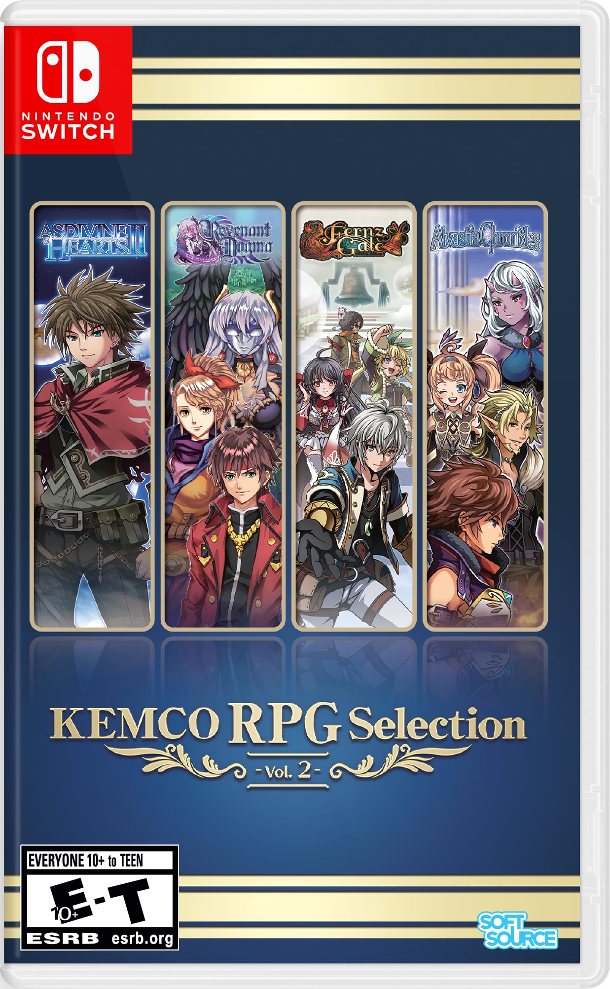 Kemco RPG Selection 2 North Switch Vol. (Импортная версия Америка) – красный