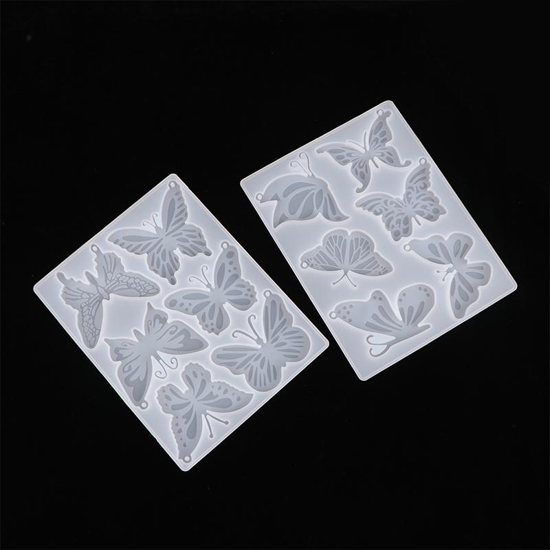 1Pc Butterfly Silicone Mold Diy Keyrings Eardrop Mold Jewelry Making Tools