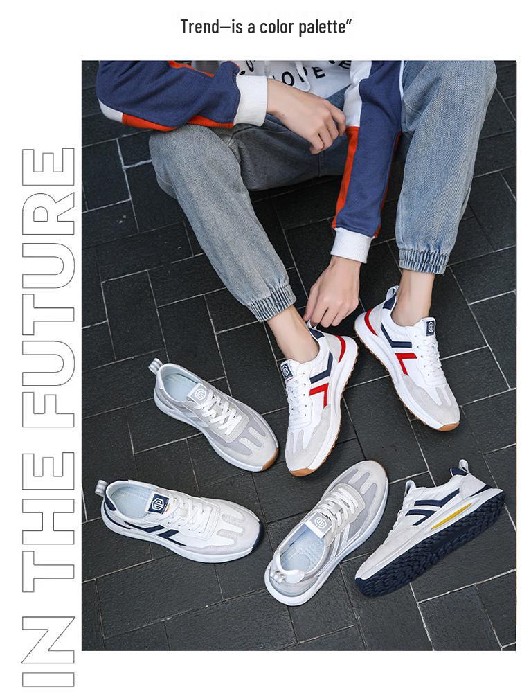 Herren 2025 Frühling Atmungsaktive Laufschuhe - Modische, Lässige, Allround-Sneaker für Teenager und Väter.