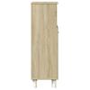 Bathroom Cabinet In Sonoma Oak 30.5 X 30 X 95 Cm Particleboard
