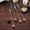 Stainless Steel Candle Extinguisher Bell Shape Cover Anti-Slip Candle Stopper Wick Snuffer with Long Handle