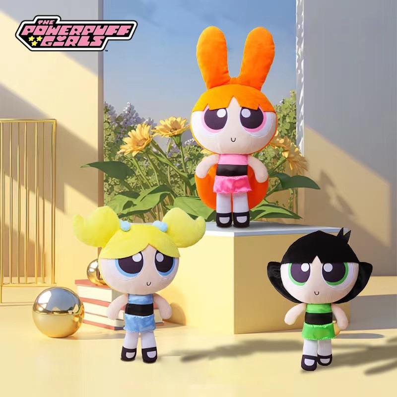 Entzückendes Powerpuff Girls Plüschtier Weiche Cartoon Blossom Bubbles Buttercup Puppe