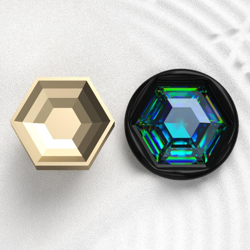 Gemstone Series 3D Imitation Cat'S Eye Diamond Sealing Wax Stamp Head For Wedding Invitation Gift Packaging Cards Scrapbooking