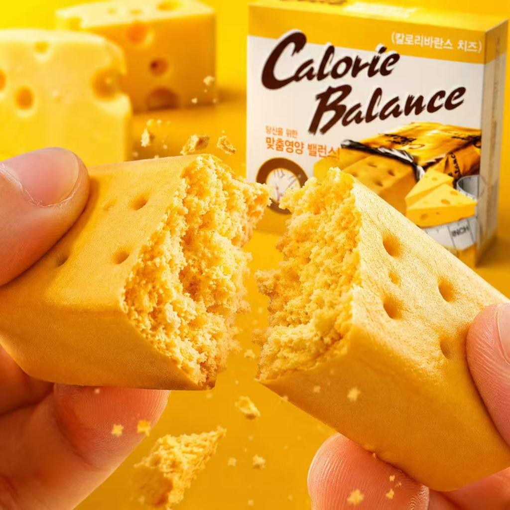 Galletas Compactas Sabor Queso Haitai 76g | Rico Aroma Salado a Queso, Textura Crujiente Densa, Fuerte Saciedad