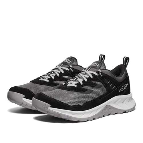 KEEN HIGHTRAIL WP Hoher Wasserdichter Trekking-Schuh, Herren, Schwarz/Vapor, Größe 27,5 cm