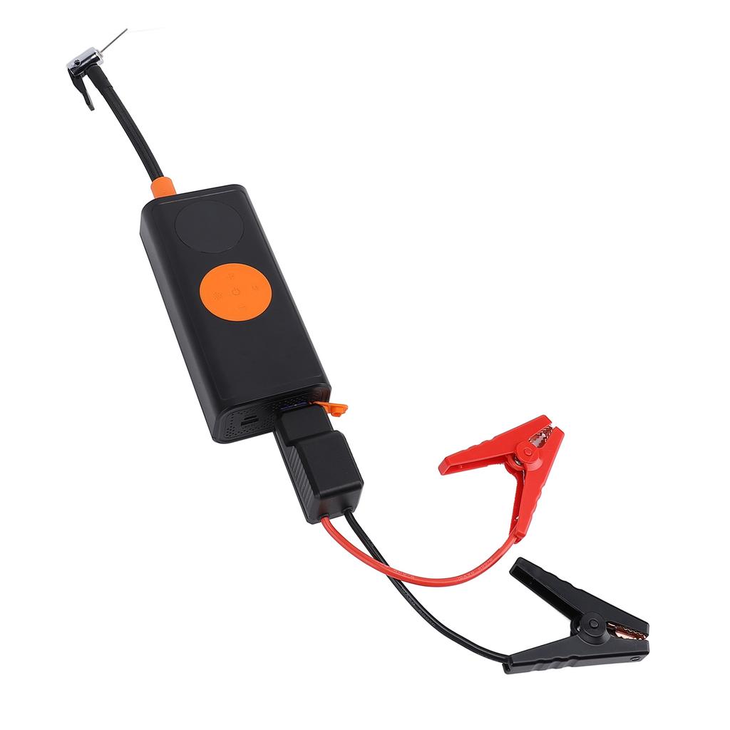 Cordless Air Pump Digital Display Portable Inflator with Emergency Lighting for Bike Motorcycle Car 