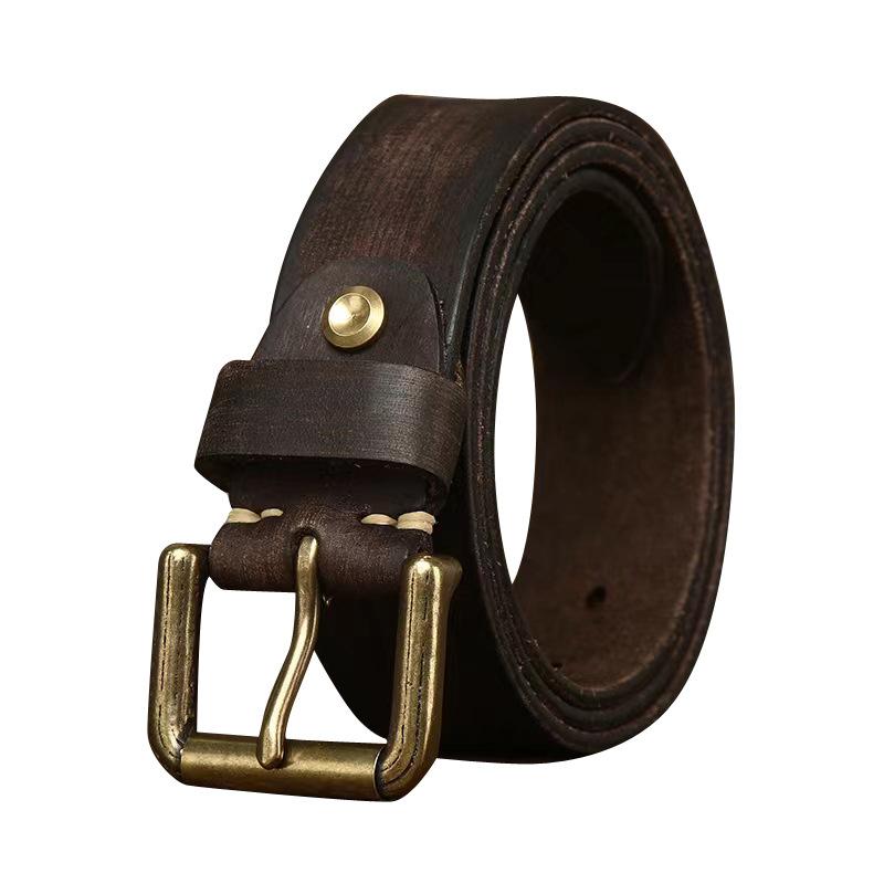 Cureaua pentru bărbați din piele de vacă, cu stratul întâi, cu cataramă, curea pentru bărbați, ocazională, pentru tineret, la modă, cu pantaloni