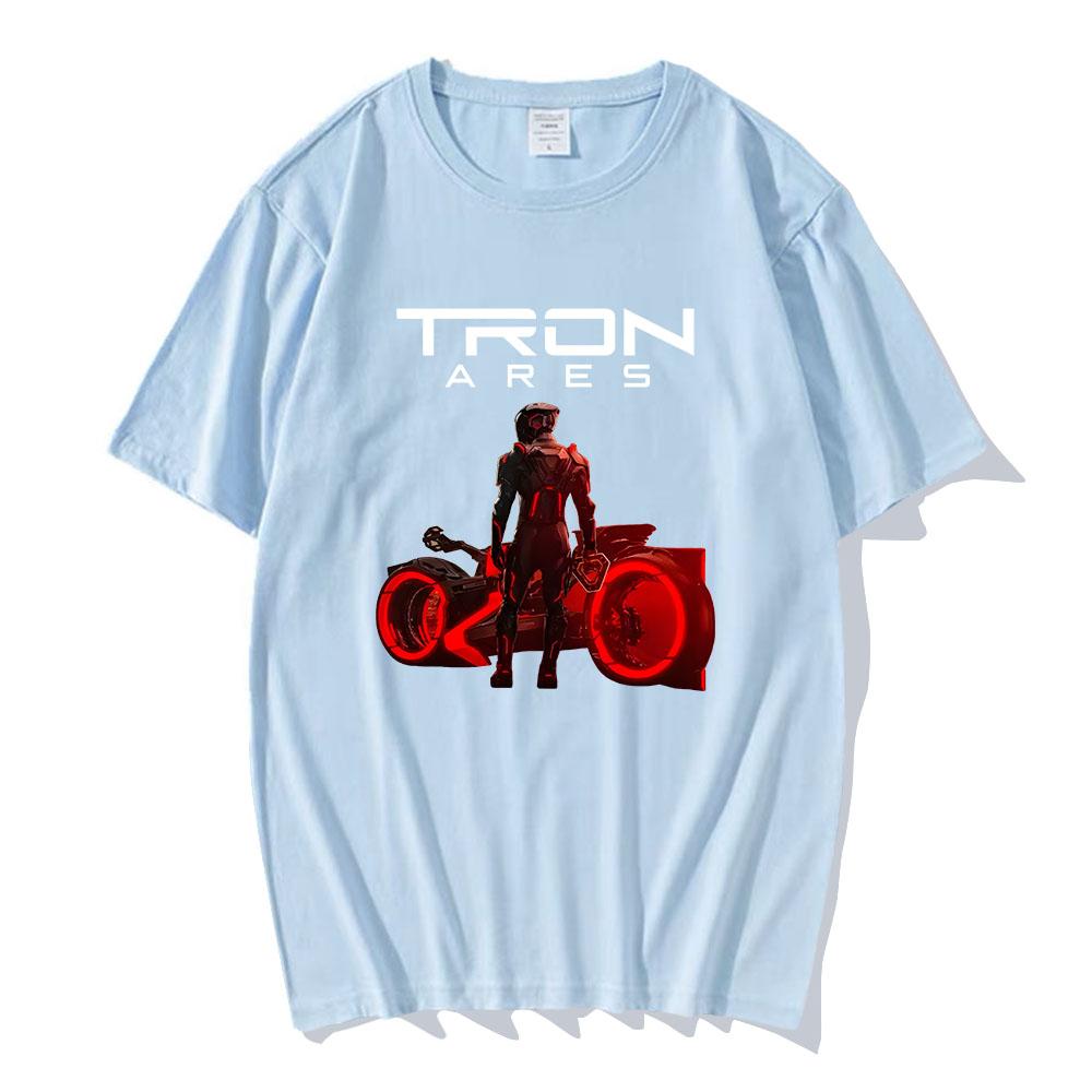 Film TRON Ares Nadruk T-shirty Zespół Rockowy NINE INCH NAILS NIN T-shirt Bawełniany Luźny Krótki Rękaw T-shirt Unisex Odzież Uliczna