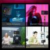 RGB Video Light with Clip, Full Color Camera Fill Light, Portable LED Camera Light for Photography & Live Streaming
