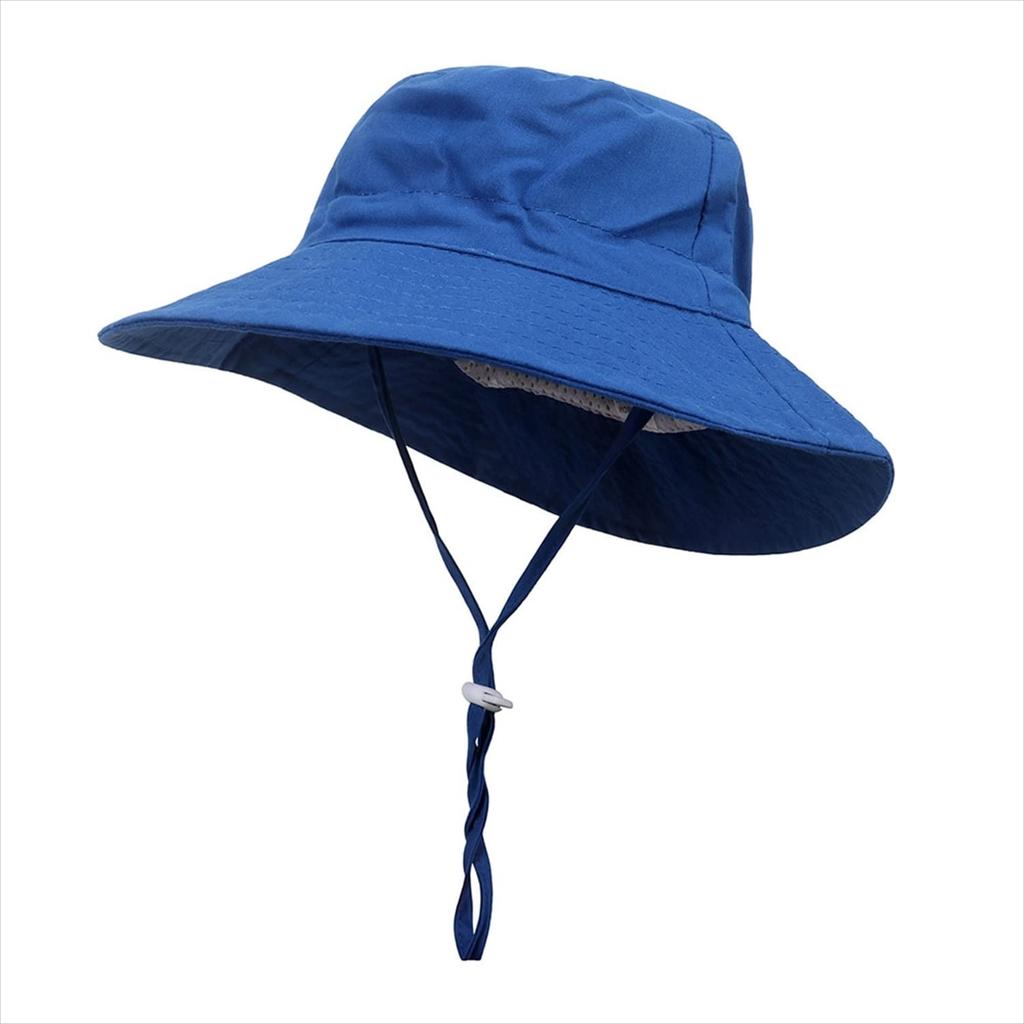 [Misia Luxury] Sun Hat, Hat, Bucket Cap, with Chin Strap, for Boys, Girls, Children, Toddlers, Kids, Sun Protection, UV Protection, Beach, Travel,