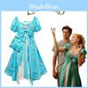 Fortryllende Barn 2 Giselle Cosplay Kostyme Kjole Veske Antrekk Karneval Rollespill Jente