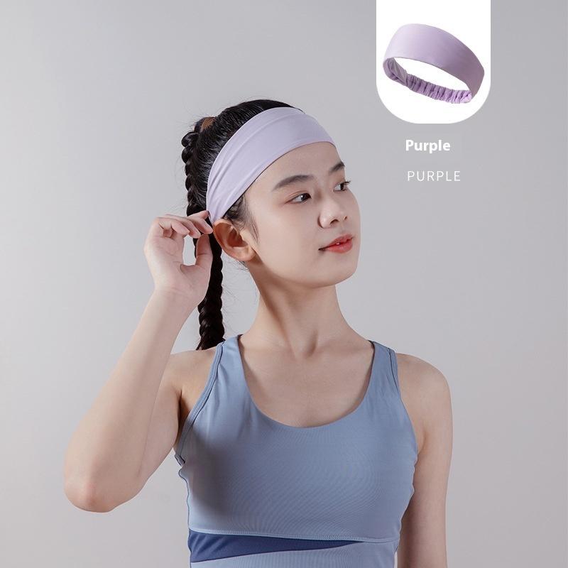 Sports Headband Running Headwear Elasticity Sweat Absorption Headdress Quick-Drying Gym Breathable Sweatbands For Men Women