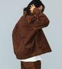 Edwin 505Z Duck Made in Dark Brown Jacket, Heavy-Duty Fabric, Japan, Men's,