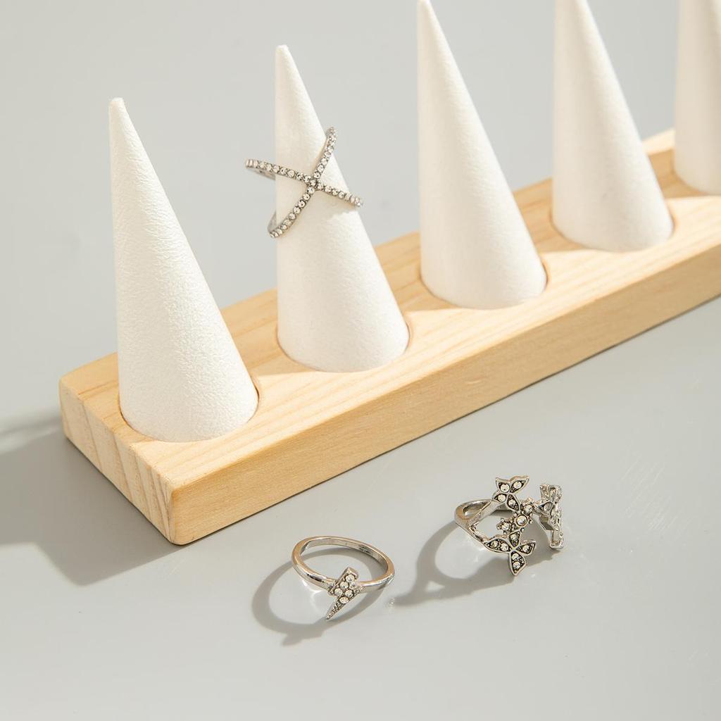 Fashionable Luxury Rhinestone Butterfly Lightning Ring Set for Women's Jewelry With Niche Design Finger Ring