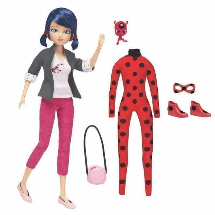 Bandai - Miraculous Ladybug - 26 Cm Fashion Doll and Her Two Outfits