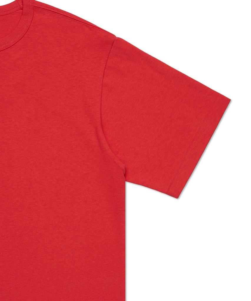 DISCUS ATHLETIC Super Heavyweight Regular Fit Blank T-Shirt Red