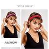 Adjustable Glitter Sequin Headbands for Women, Non Slip Velvet Lined Sports Yoga Hair Bands, Sparkly Elastic Head Wraps for Party Festival Gym Running