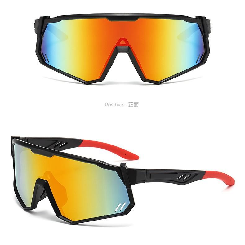 Bicycle sunglasses women's outdoor riding one-piece sunglasses men