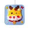 1/7/10Pcs Christmas Handmade DIY Material Bag Easy to Operate Embroidered Doll Set with Cartoon Animal Pattern Sewing Craft Kit