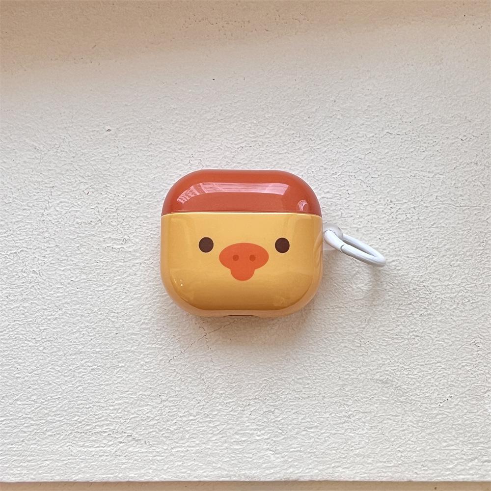 Cute little yellow duck for AirPods pro1 generation protective case 1 generation pro1 generation apple bluetooth headset soft case