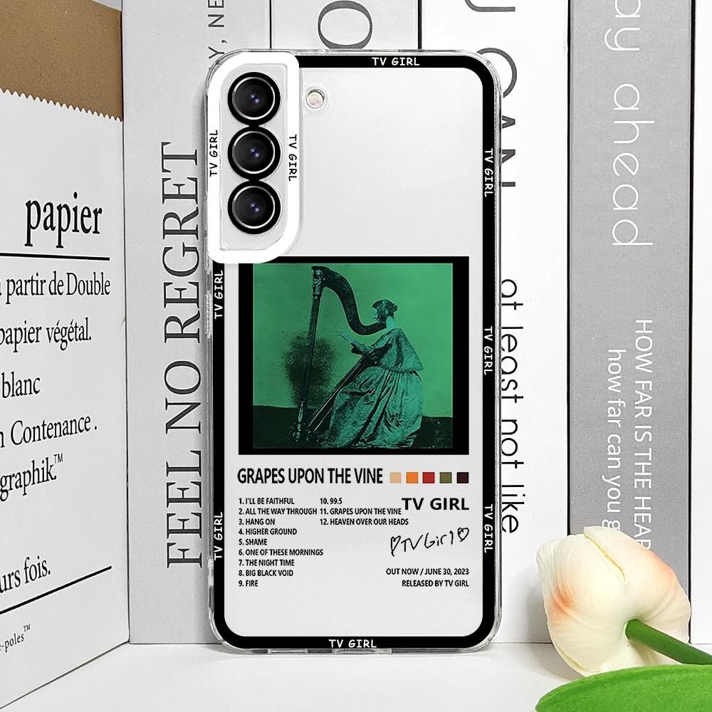 Fashion Singer TV Girl Music Albums Phone Case for Samsung Galaxy A14 4G A16 A55 A54 A36 A53 A13 5G A15 A25 A52 Clear Soft Cover