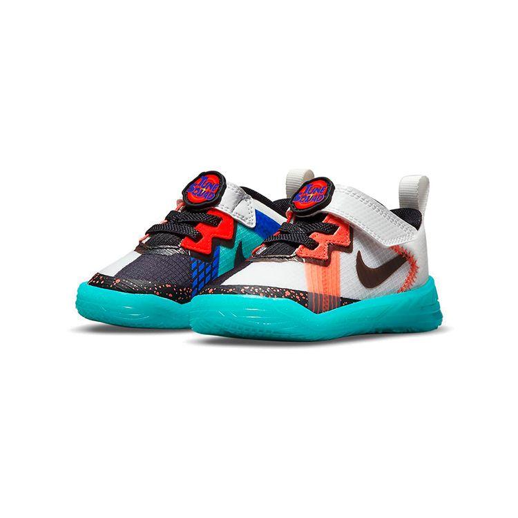 Nike Space Jam x LeBron 18 Low TD Lola Bunny Baby Sneakers White Summit-White Dynamic-Turquoise DJ3762-115