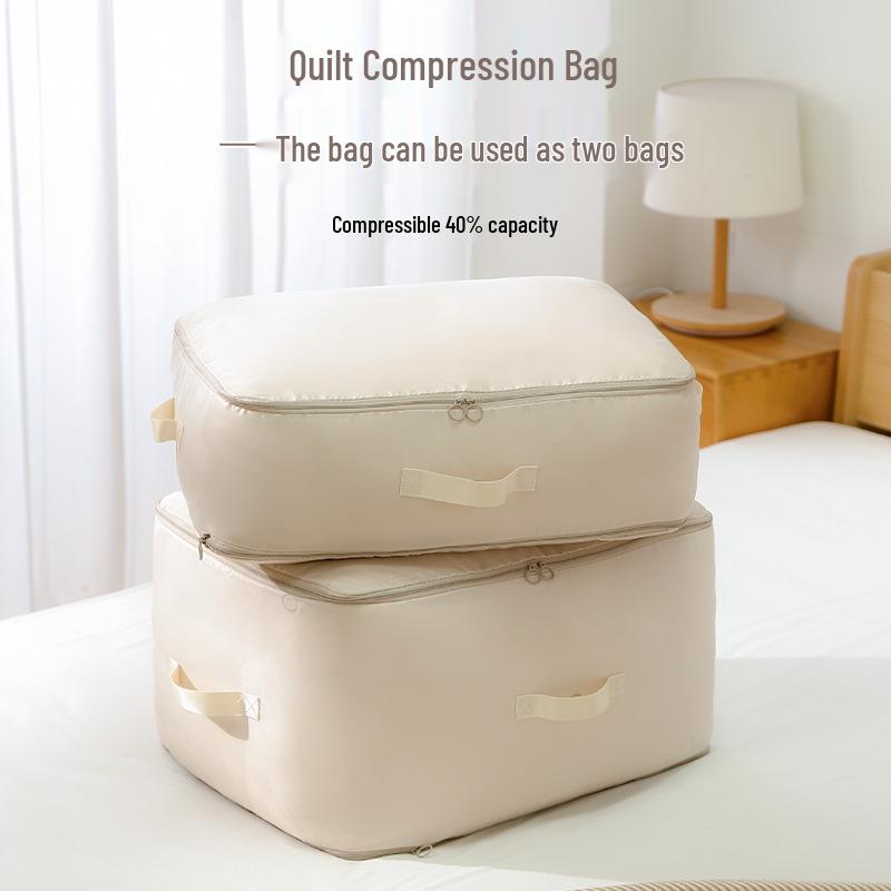 Compact Wardrobe Storage Bag for Jackets & Quilts