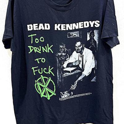 Maglietta vintage anni '80 DEAD KENNEDYS Punk Rock Hardcore Tour Concerti e maglietta per bambini taglia L