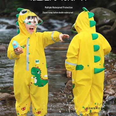 Children's Full-Body Raincoat & Boots Set for Boys and Girls - 2025 Kindergarten Collection