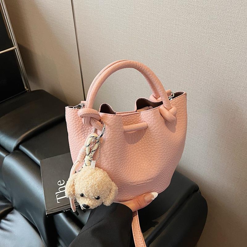 Bag Women's New 2025 Hand Carry Women's Casual Shoulder Bag Crossbody Bucket Bag