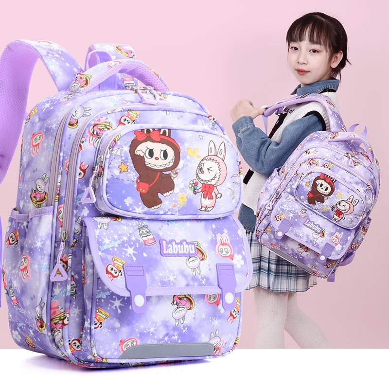 Cute Cartoon Labrador Backpack For Kids Durable Nylon School Bag For Boys And Girls