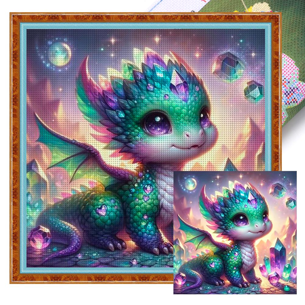 Cute Cat/Dog Full Embroidery Eco-cotton Thread 11CT Printed Cat Cross Stitch Kit Arts DIY Handmade Ornament Home Decor 40*40cm